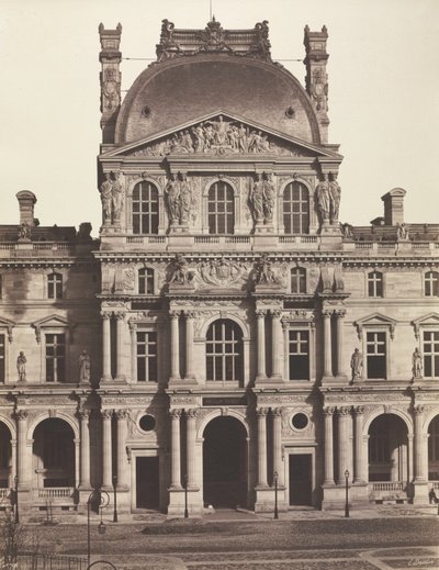 Pavilon Richelieu, Louvre, Paříž od Unknown artist