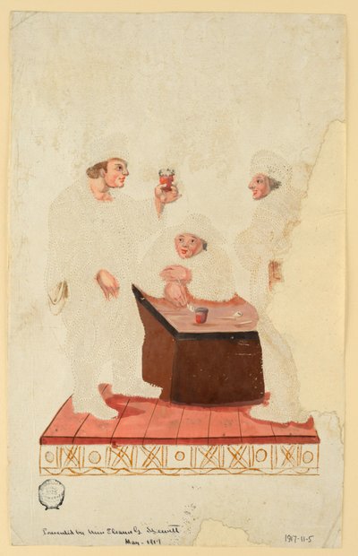 Rolníci v kabaretu od Unknown artist