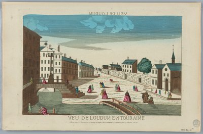 Peep-show, Veu de Londun v Touraine od Unknown artist