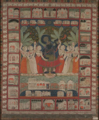 Pichwai ze Shri Nathji od Unknown artist