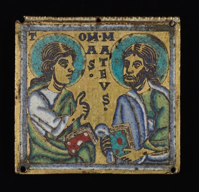 Plaketa: Thomas a Matthew od Unknown artist
