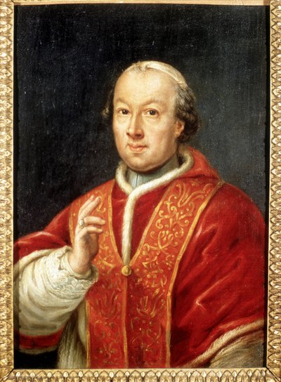 Papež Pius (Pio nebo Pius) VI (1717-1799). Anonymní malování. Řím, Muzeum Risorgimento. od Unknown artist