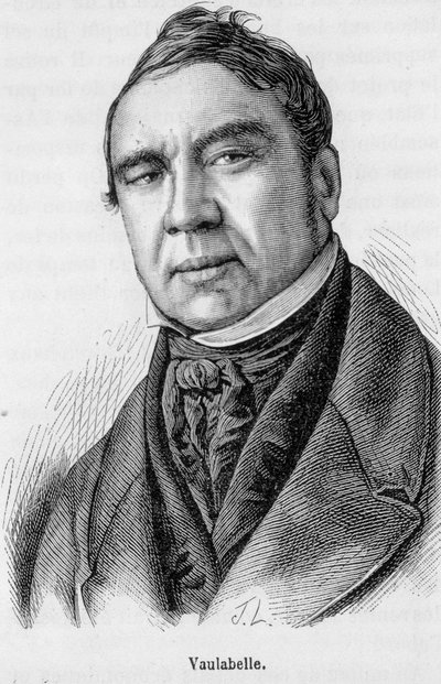 Portrét Achille Tenaille de Vaulabelle (1799-1879), francouzský ministr národního školství. od Unknown artist
