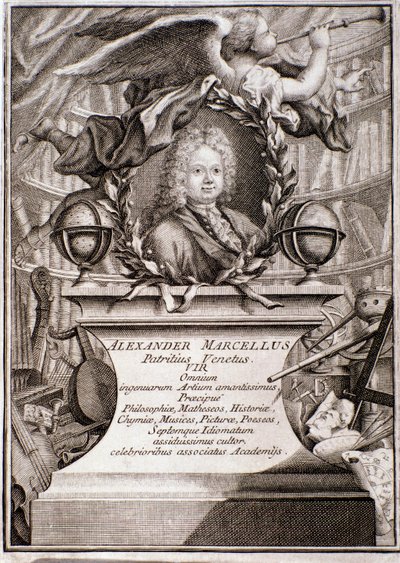 Portrét Alessandra Marcella (rytina) od Unknown artist