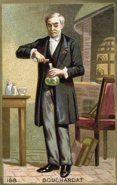 Portrét Bouchardat. Chromolitografie 19. století. od Unknown artist