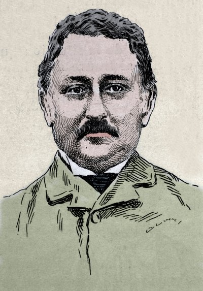 Portrét Cecila Johna Rhodese (1853-1902) britského obchodníka a koloniálního správce. od Unknown artist