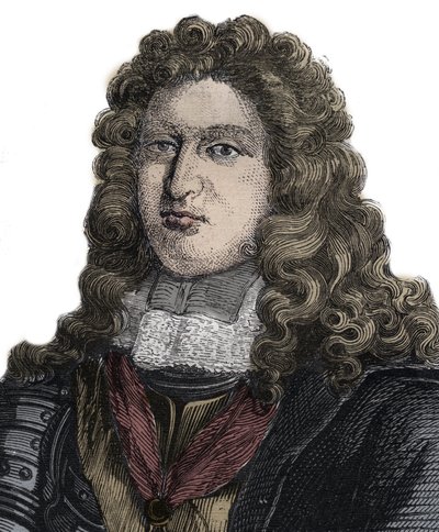 Portrét Charlese Auguste de La Fare Comte de Laugères (1644-1712), francouzský básník od Unknown artist