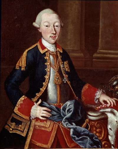 Portrét Karla Emanuela IV. Savojského (Carlo Emanuele IV. di Savoia nebo Karel Emanuel IV. ze Sardinie) (1751-1819) Anonymní obraz. Museo del Risorgimento Řím z 18. století od Unknown artist