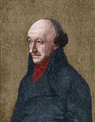 Portrét Christopha Martina Wielanda (1733-1813) německý básník, překladatel a editor. od Unknown artist