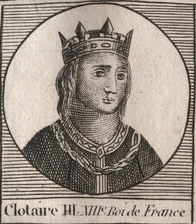 Portrét Clothaire III od Unknown artist