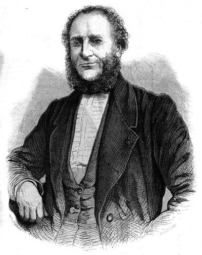 Portrét doktora Joberta de Lamballe (1799-1867) francouzského chirurga. Gravírování do „“Ilustrativního vesmíru““ od Unknown artist