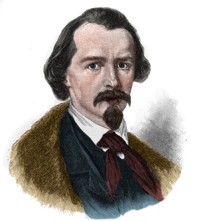 Portrét Emanuela von Geibel (1815-1884) německý básník a dramatik. od Unknown artist