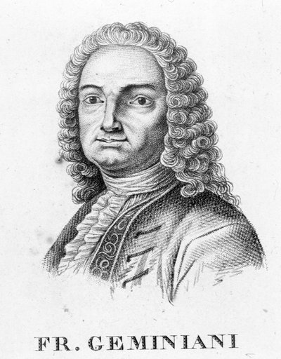 Portrét Francesca Saveria Geminianiho Italský hudebník (Lucca od Unknown artist