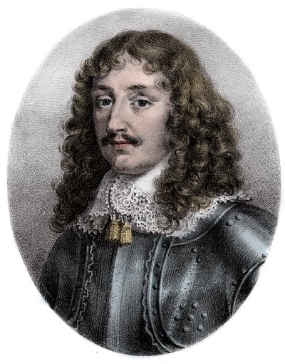 Portrét Francoise VI., vévody z La Rochefoucauldu, prince de Marcillac (1613-1680), francouzský autor - Portrait du duc Francois de la Rochefoucauld (1613-1680), francouzský spisovatel - od Unknown artist