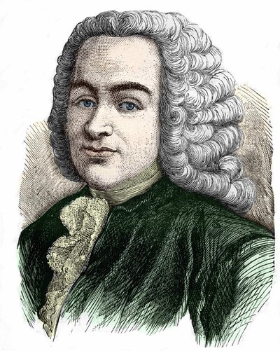 Portrét Françoise Quesnaye (1694-1774), francouzského lékaře a ekonoma. od Unknown artist