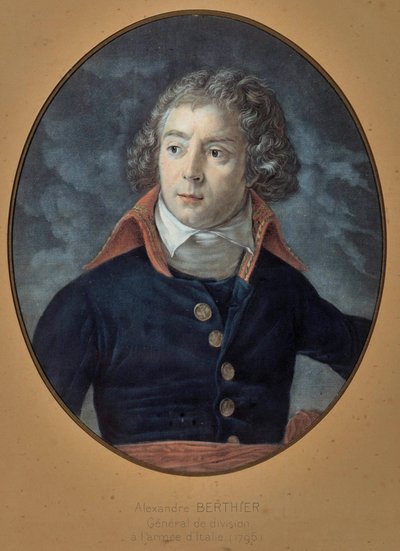 Portrét generála Louis Alexandre (Louis-Alexandre) Berthier (1753-1815) Anonymní obraz od Unknown artist