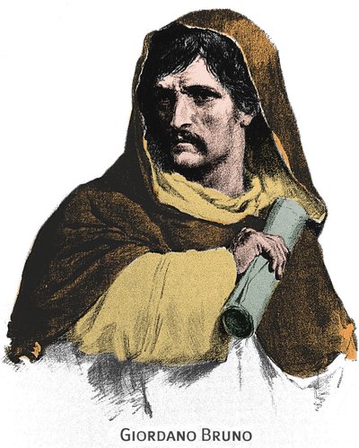Portrét Giordana Bruna (1548-1600). od Unknown artist