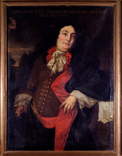 Portrét Giuseppe Segniho zvaného il Finalino, italský kastrát (malba od Unknown artist