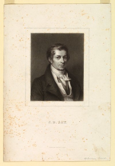 Portrét J. B. Saye od Unknown artist