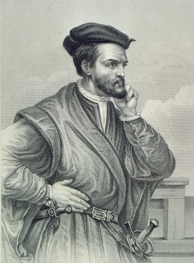 Portrét Jacquese Cartiera od Unknown artist