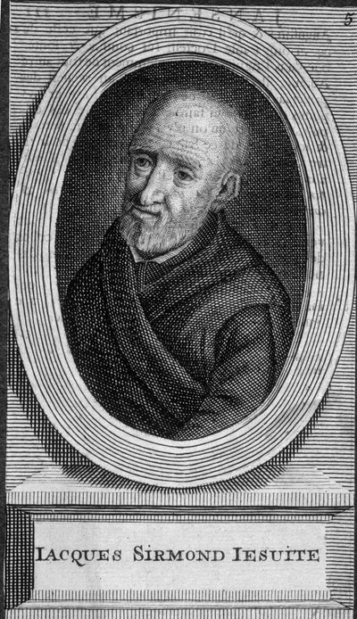 Portrét Jacquese Sirmonda, jezuity - n.d. od Unknown artist