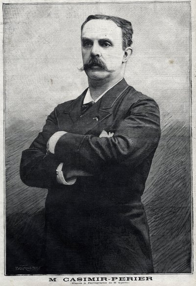 Portrét Jean Casimir-Perier (Casimir Perier od Unknown artist