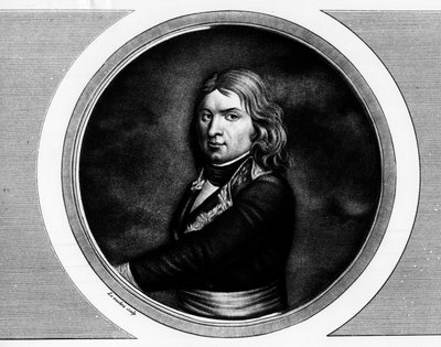 Portrét Jean Etienne Championet, generál francais (1762-1800). Rytina v „“ Kompletní sbírka historických obrazů francouzské revoluce, ve třech svazcích.“““ 1804. od Unknown artist