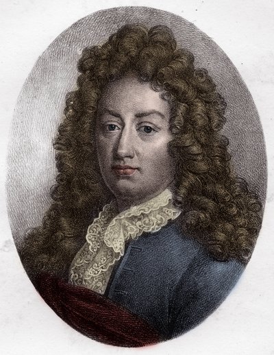 Portrét Jeana Francoise Regnarda, francouzského spisovatele a dramatika od Unknown artist