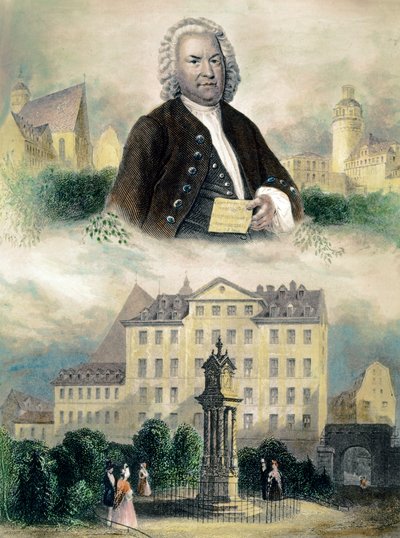 Portrét Johanna Sebastiana Bacha od Unknown artist