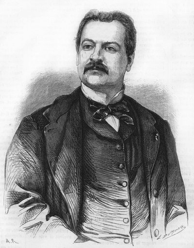 Portrét Lamberta Thibousta. Autor dramatu. 1826-1867. od Unknown artist