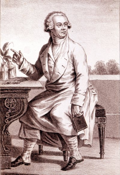 Portrét Lavoisiera (1743-1794). od Unknown artist
