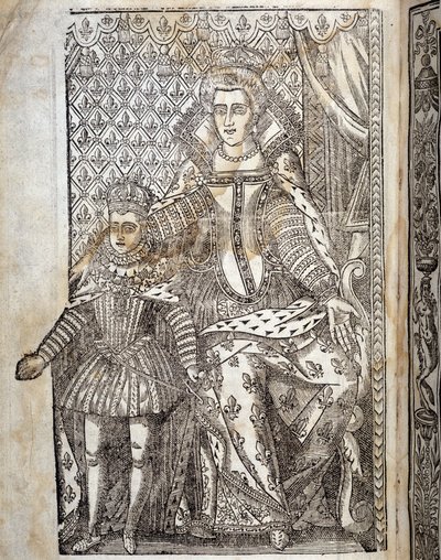 Portrét dítěte Ludvíka XIII a Marie de Medici. od Unknown artist
