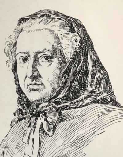 Portrét Louise Ackermannové od Unknown artist