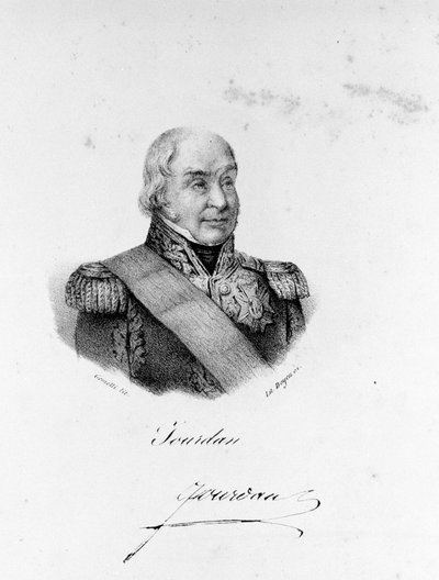 Portrét maršála Jeana Baptista Jourdana (1762 - 1833). od Unknown artist