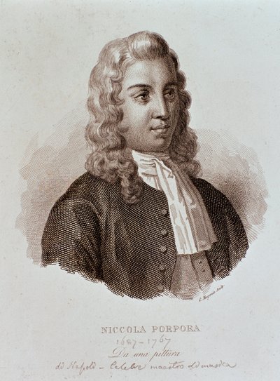 Portrét Niccoly Porpory (rytina od Unknown artist
