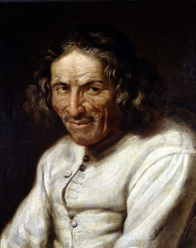 Portrét Paula Scarrona (1610 - 1660), spisovatel - olej na plátně, Musee de Tessee, Le Mans od Unknown artist