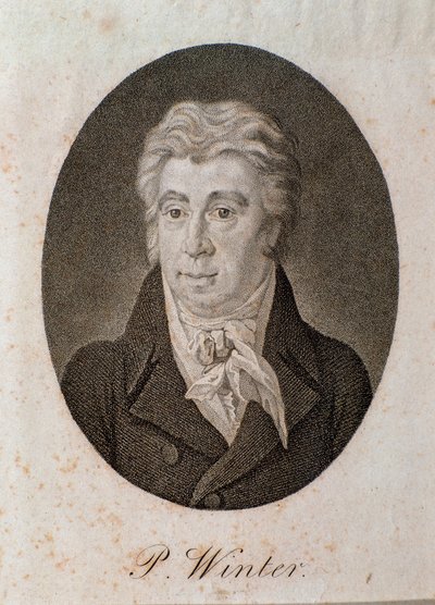 Portrét Petera Wintera (rytina od Unknown artist