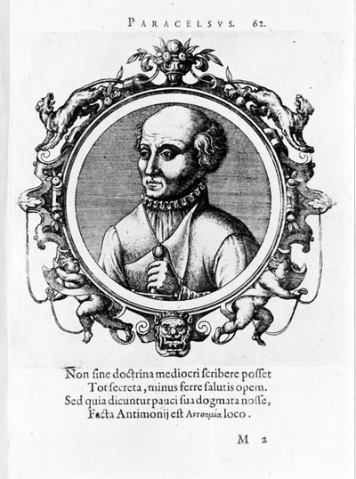 Portrét Philippa Aureolus Theophrastus Bombast von Hohenheim Paracelsus od Unknown artist