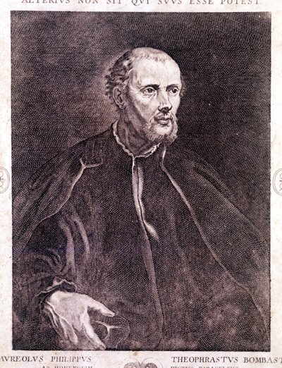 Portrét Philippa Aureolus Theophrastus Bombast von Hohenheim Paracelsus od Unknown artist