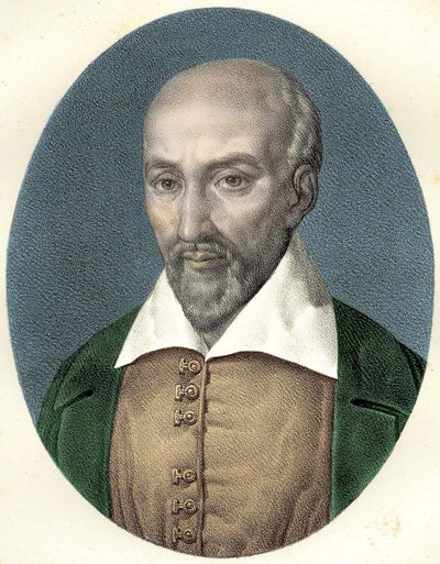 Portrét Pierra Charrona (1541 - 1603) francouzského moralisty od Unknown artist