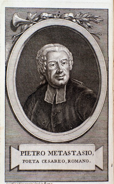 Portrét Pietra Metastasia (rytina) od Unknown artist