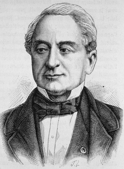 Portrét Schneidera. Rytina z konce 19. století v „Histoire de France““ od H. Martina. od Unknown artist