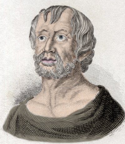 Portrét Luciuse Annaea Senecy (4 př. nl-65 n. l.), filozofa stoické školy, dramatika a římského státníka. od Unknown artist