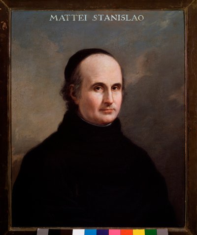 Portrét Stanislao Mattei (1750-1825), italský skladatel Anonymní malba. Bologna z 18. století, občanské hudební muzeum od Unknown artist