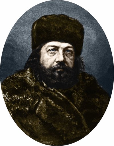 Portrét Theophila Gautiera, francouzského básníka, prozaika a uměleckého kritika (1811-1872). od Unknown artist