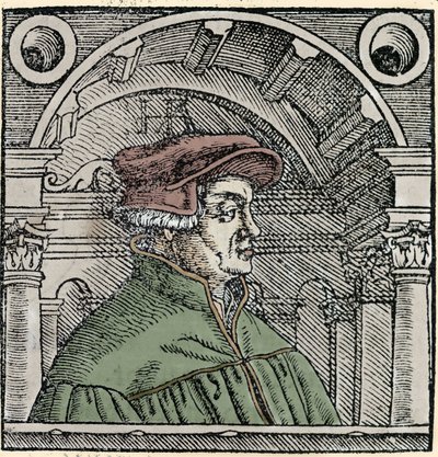 Portrét Ulricha Zwingliho (1484 - 1531), švýcarského náboženského reformátora. od Unknown artist
