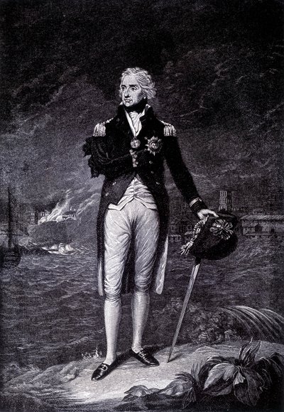 Portrét vikomta Horatio Nelsona (1758 - 1805), britského admirála. od Unknown artist