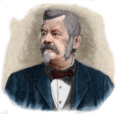 Portrét Wilhelma Jordana (1842-1899) německý geodet. od Unknown artist