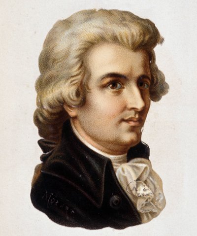 Portrét Wolfganga Amadea Mozarta (1756-1791) od Unknown artist