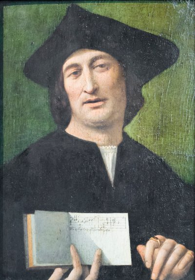 Portrét zpěváka od Unknown artist